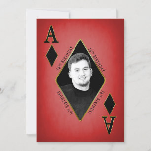 Invitation de fête d'anniversaire, 16e, Carte de p