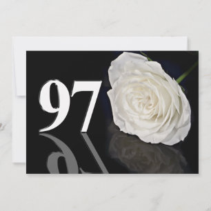 Invitation de fête d'anniversaire 97 années