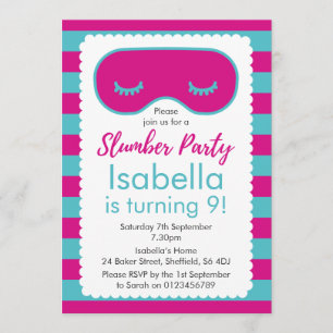 Invitation de fête d'anniversaire à thème de la fê