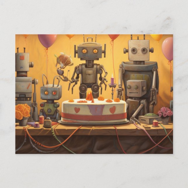Invitation de fête d'anniversaire amusante pour ga (Devant)