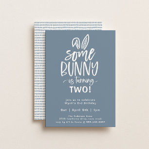 Invitation De Fête D'Anniversaire De Bunny