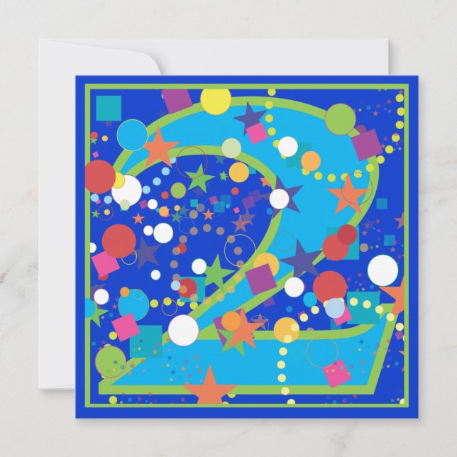 Invitation de fête d'anniversaire de cirque de (Devant)