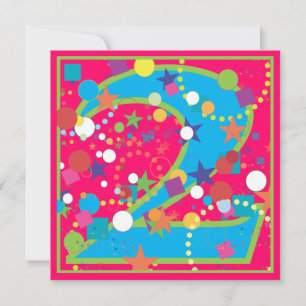 Invitation de fête d'anniversaire de cirque de