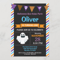 Invitation de fête d'anniversaire de Halloween