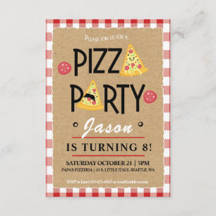 Invitation de fête d'anniversaire de la fête de Pi
