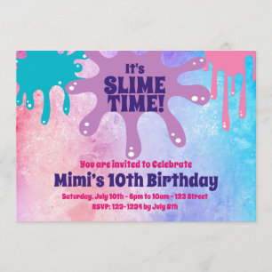 Invitation de fête d'anniversaire de partie de