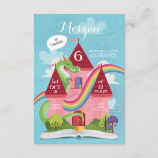 Invitation de fête d'anniversaire de princesse de