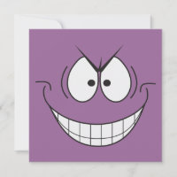 Invitation de fête d'anniversaire de super vilain