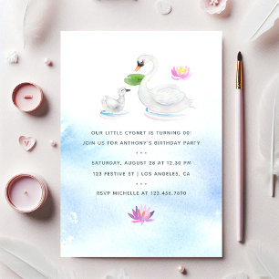 Invitation de fête d'anniversaire des enfants d'aq