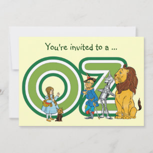 Invitation de fête d'anniversaire garçon vintage W