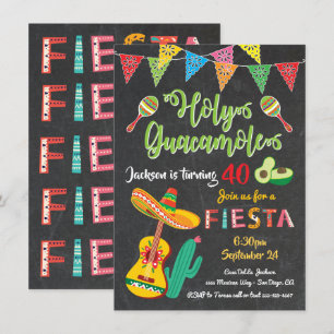 Invitation de fête d'anniversaire mexicaine