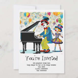 Invitation de fête d'anniversaire personnalisée po