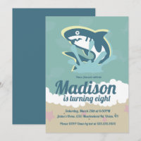 Invitation de fête d'anniversaire pour filles à th