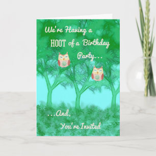 Invitation de fête d'anniversaire pour garçon ou f