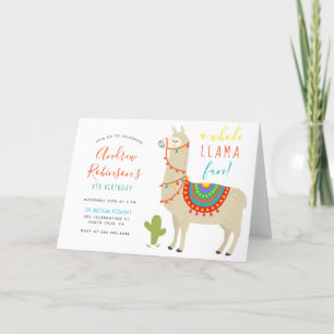 Invitation de fête d'anniversaire pour toute la Ll