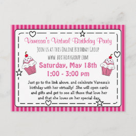 Invitation de fête d'anniversaire Whimscial virtue