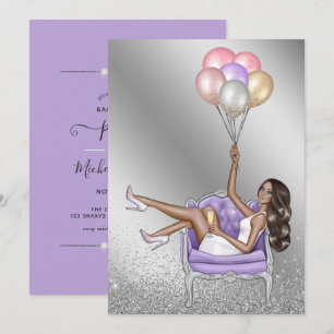 Invitation de fête de bachelorette de Fashionista