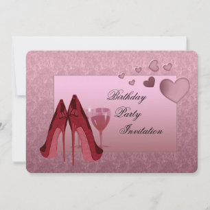 Invitation de fête de date d'anniversaire personna