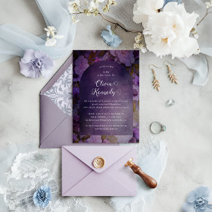 Invitation de Fête de Fiançailles Florale à l'Arch