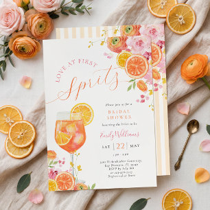Invitation de Fête de Fiançailles Florale Love at