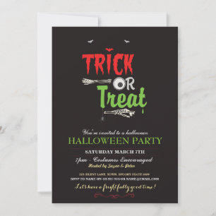 Invitation De Fête De Halloween