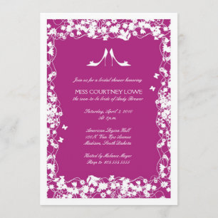 Invitation de Fête de la mariée