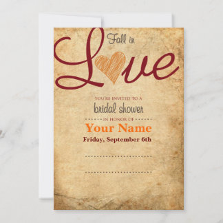 Invitation de Fête de la mariée