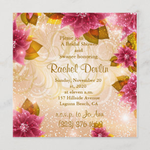 Invitation de Fête de la mariée