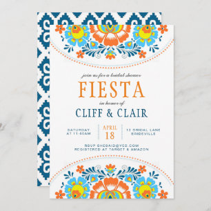 Invitation de Fête de la mariée de fiesta