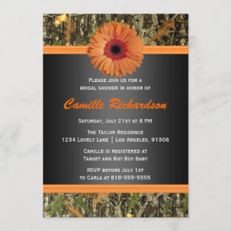 Invitation de Fête de la mariée de marguerite