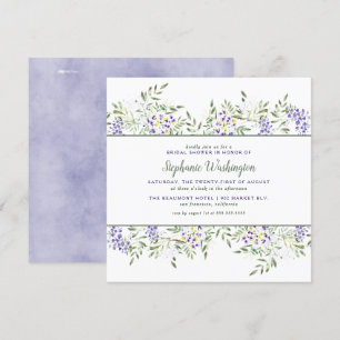 Invitation de Fête de l'mariée Wisteria Watercolor