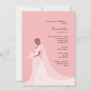 Invitation de Fête de Mariée Magnifique