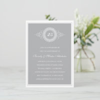 Invitation de fête de médaillon de jubilé de maria