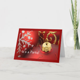 INVITATION de fête de Noël