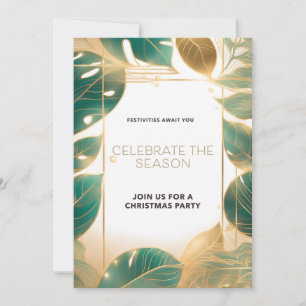 Invitation de fête de Noël