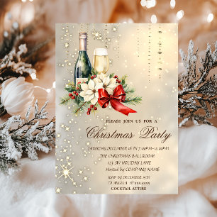 Invitation de fête de Noël de la société au nœud r