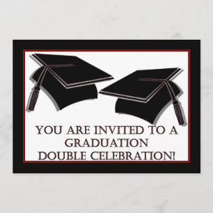 Invitation de fête de remise des diplômes pour des