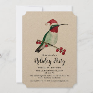 Invitation de fête de vacances