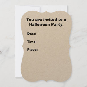 Invitation de fête d'Halloween Dinosaure Thème