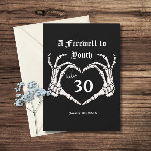 Invitation de fête du 30e anniversaire - RIP 20s F