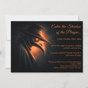 Invitation de fête en costume de Docteur de la Pes