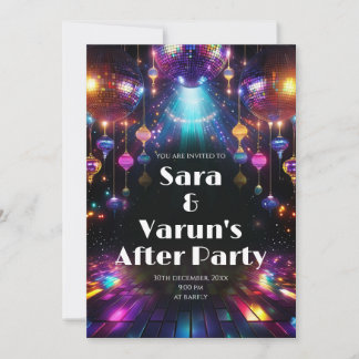 Invitation de fête et mariage pour jeunes Indiens