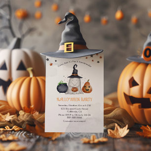 Invitation de fête personnalisée pour l'Halloween 