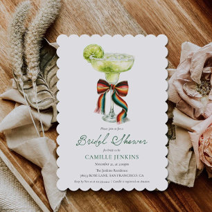 Invitation de fête prénuptiale Colorée Fiesta