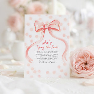Invitation de fête prénuptiale minimaliste et fant