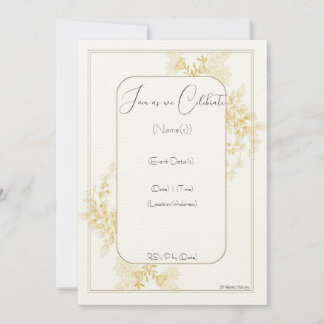 Invitation de fiançailles de mariage