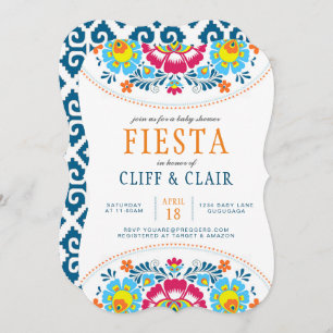 Invitation de Fiesta Baby shower