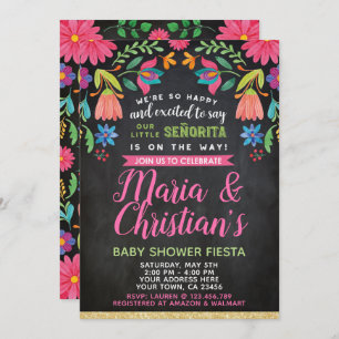 Invitation de Fiesta Baby shower