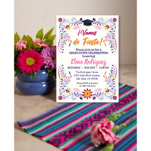 Invitation de Fiesta Mexican Graduation