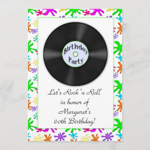 Invitation de FiftiesThemed